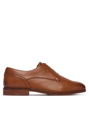 Buty eleganckie męskie jesienne Tommy Hilfiger ze sklepu: MODIVO w kategorii: Buty eleganckie męskie - zdjęcie WP-EBWP-BKLVO-LN0_0000305779298