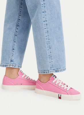 Trampki damskie na wiosnę Tommy Jeans ze sklepu: MODIVO w kategorii: Trampki damskie - zdjęcie WP-EBWP-BKLVO-LN0_0000305782335