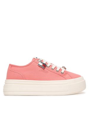 Trampki damskie na wiosnę Tommy Jeans ze sklepu: MODIVO w kategorii: Trampki damskie - zdjęcie WP-EBWP-BKLVO-LN0_0000305783219