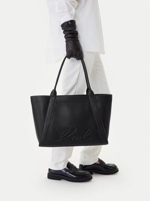 Karl Lagerfeld - Shopper bag zimowy ze sklepu: MODIVO w kategorii: Torby Shopper bag - zdjęcie WP-EBWP-BKLVO-LN0_0000305790385