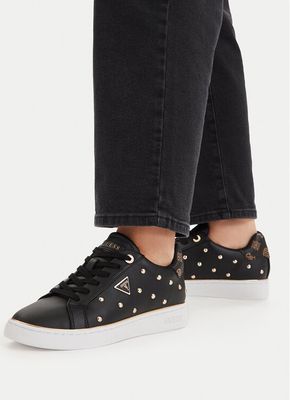 Buty sportowe damskie na wiosnę Guess ze sklepu: MODIVO w kategorii: Buty sportowe damskie - zdjęcie WP-EBWP-BKLVO-LN0_0000305817679