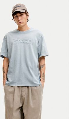 T-shirt męski casualowy Jack & Jones ze sklepu: MODIVO w kategorii: T-shirty męskie - zdjęcie WP-EBWP-BKLVO-LN0_0000305821201