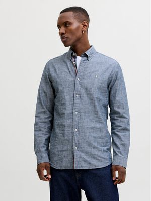 Koszula męska jesienna Jack & Jones ze sklepu: MODIVO w kategorii: Koszule męskie - zdjęcie WP-EBWP-BKLVO-LN0_0000305821225