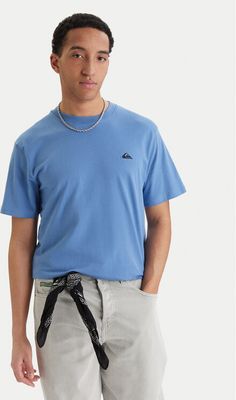T-shirt męski na wiosnę casual Quiksilver ze sklepu: MODIVO w kategorii: T-shirty męskie - zdjęcie WP-EBWP-BKLVO-LN0_0000305832733