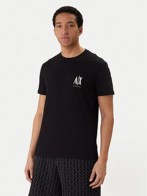 T-shirt męski casual na wiosnę Armani Exchange ze sklepu: MODIVO w kategorii: T-shirty męskie - zdjęcie WP-EBWP-BKLVO-LN0_0000305836571