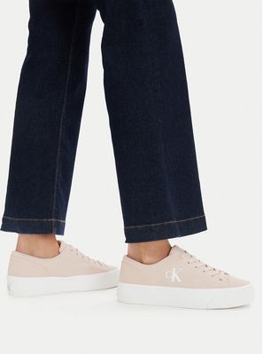 Buty sportowe damskie wiosenne Calvin Klein Jeans ze sklepu: MODIVO w kategorii: Buty sportowe damskie - zdjęcie WP-EBWP-BKLVO-LN0_0000305846273