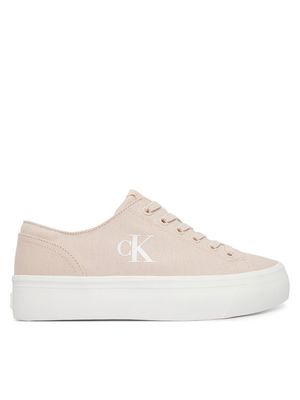 Trampki damskie wiosenne Calvin Klein Jeans ze sklepu: MODIVO w kategorii: Trampki damskie - zdjęcie WP-EBWP-BKLVO-LN0_0000305846273