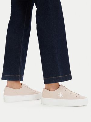 Buty sportowe damskie wiosenne Calvin Klein Jeans ze sklepu: MODIVO w kategorii: Buty sportowe damskie - zdjęcie WP-EBWP-BKLVO-LN0_0000305846273