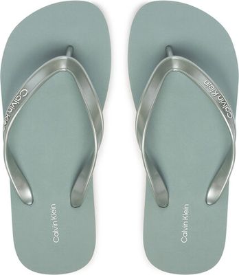 Klapki damskie na lato Calvin Klein ze sklepu: MODIVO w kategorii: Klapki damskie - zdjęcie WP-EBWP-BKLVO-LN0_0000305847362