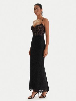 Sukienka elegancka Bardot ze sklepu: MODIVO w kategorii: Sukienki - zdjęcie WP-EBWP-BKLVO-LN0_0000305852526