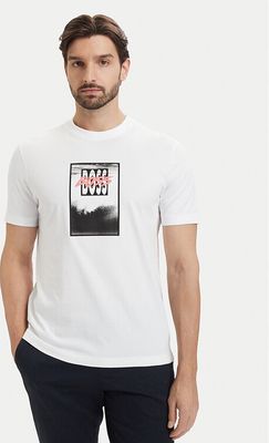 T-shirt męski klasyczny BOSS ze sklepu: MODIVO w kategorii: T-shirty męskie - zdjęcie WP-EBWP-BKLVO-LN0_0000305860156