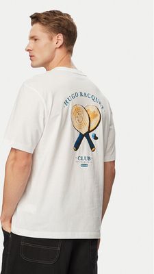 T-shirt męski młodzieżowy na wiosnę HUGO ze sklepu: MODIVO w kategorii: T-shirty męskie - zdjęcie WP-EBWP-BKLVO-LN0_0000305863256