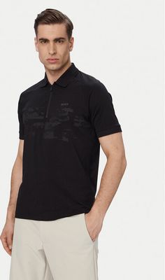 T-shirt męski na lato BOSS ze sklepu: MODIVO w kategorii: T-shirty męskie - zdjęcie WP-EBWP-BKLVO-LN0_0000305863362