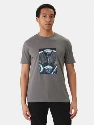 T-shirt męski HUGO ze sklepu: MODIVO w kategorii: T-shirty męskie - zdjęcie WP-EBWP-BKLVO-LN0_0000305866738