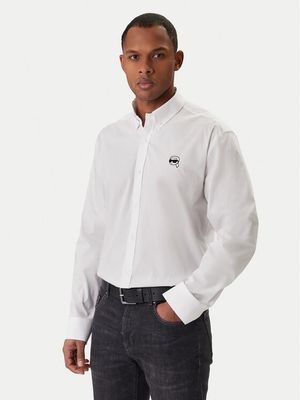 Koszula męska elegancka Karl Lagerfeld ze sklepu: MODIVO w kategorii: Koszule męskie - zdjęcie WP-EBWP-BKLVO-LN0_0000305886804