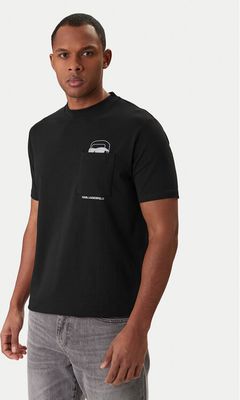 T-shirt męski na lato Karl Lagerfeld ze sklepu: MODIVO w kategorii: T-shirty męskie - zdjęcie WP-EBWP-BKLVO-LN0_0000305887047