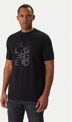 T-shirt męski letni Karl Lagerfeld ze sklepu: MODIVO w kategorii: T-shirty męskie - zdjęcie WP-EBWP-BKLVO-LN0_0000305887122