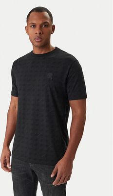 T-shirt męski na wiosnę Karl Lagerfeld ze sklepu: MODIVO w kategorii: T-shirty męskie - zdjęcie WP-EBWP-BKLVO-LN0_0000305887153