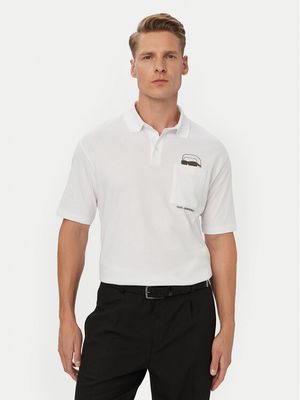 T-shirt męski letni Karl Lagerfeld ze sklepu: MODIVO w kategorii: T-shirty męskie - zdjęcie WP-EBWP-BKLVO-LN0_0000305887368