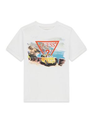T-shirt chłopięce na lato Guess ze sklepu: MODIVO w kategorii: T-shirty chłopięce - zdjęcie WP-EBWP-BKLVO-LN0_0000305887870