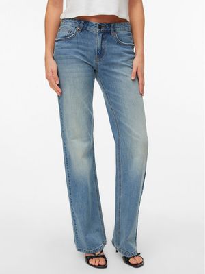 Vero Moda - Jeansy damskie klasyczne ze sklepu: MODIVO w kategorii: Jeansy damskie - zdjęcie WP-EBWP-BKLVO-LN0_0000305889621