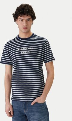 Guess Jeans - T-shirt męski casual ze sklepu: MODIVO w kategorii: T-shirty męskie - zdjęcie WP-EBWP-BKLVO-LN0_0000305890245