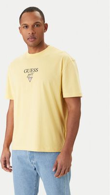 T-shirt męski letni Guess Jeans ze sklepu: MODIVO w kategorii: T-shirty męskie - zdjęcie WP-EBWP-BKLVO-LN0_0000305891136