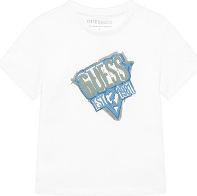 T-shirt chłopięce letni Guess ze sklepu: MODIVO w kategorii: T-shirty chłopięce - zdjęcie WP-EBWP-BKLVO-LN0_0000305891921