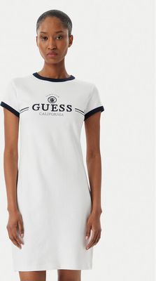 Sukienka prosta Guess ze sklepu: MODIVO w kategorii: Sukienki - zdjęcie WP-EBWP-BKLVO-LN0_0000305893024