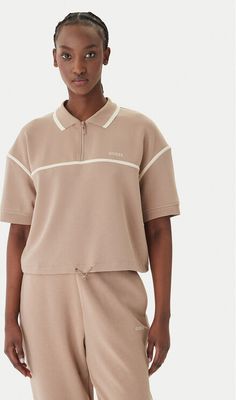 Guess - Bluzka damska casual ze sklepu: MODIVO w kategorii: Bluzki damskie - zdjęcie WP-EBWP-BKLVO-LN0_0000305893109