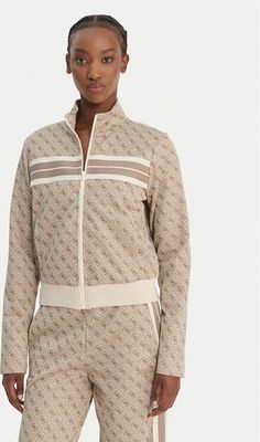 Bluza damska Guess ze sklepu: MODIVO w kategorii: Bluzy damskie - zdjęcie WP-EBWP-BKLVO-LN0_0000305893802
