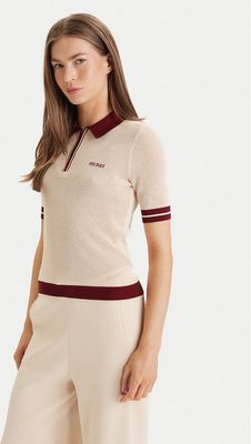 Bluzka damska na wiosnę casual Guess ze sklepu: MODIVO w kategorii: Bluzki damskie - zdjęcie WP-EBWP-BKLVO-LN0_0000305893987