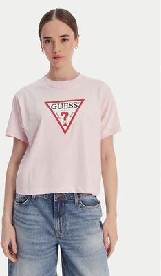Guess Jeans - Bluzka damska letnia ze sklepu: MODIVO w kategorii: Bluzki damskie - zdjęcie WP-EBWP-BKLVO-LN0_0000305894762