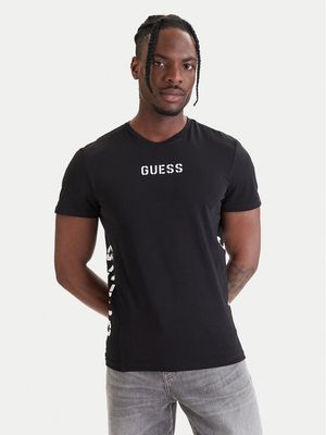 T-shirt męski na lato Guess ze sklepu: MODIVO w kategorii: T-shirty męskie - zdjęcie WP-EBWP-BKLVO-LN0_0000305902337