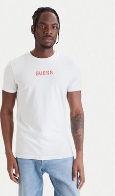 T-shirt męski na lato Guess ze sklepu: MODIVO w kategorii: T-shirty męskie - zdjęcie WP-EBWP-BKLVO-LN0_0000305902344