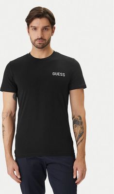 T-shirt męski na wiosnę Guess ze sklepu: MODIVO w kategorii: T-shirty męskie - zdjęcie WP-EBWP-BKLVO-LN0_0000305902382