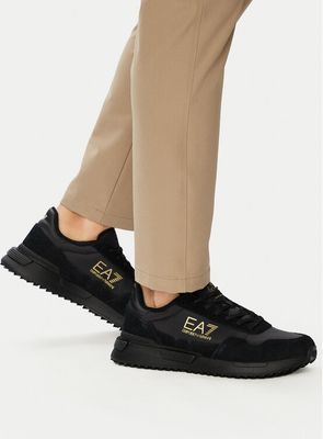 Buty sportowe męskie w nadruki EA7 Emporio Armani ze sklepu: MODIVO w kategorii: Buty sportowe męskie - zdjęcie WP-EBWP-BKLVO-LN0_0000305909213