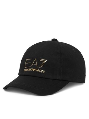 Czapka z daszkiem damska EA7 Emporio Armani ze sklepu: MODIVO w kategorii: Czapki z daszkiem damskie - zdjęcie WP-EBWP-BKLVO-LN0_0000305909466