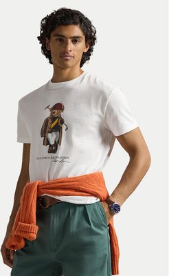 T-shirt męski w stylu klasycznym Polo Ralph Lauren ze sklepu: MODIVO w kategorii: T-shirty męskie - zdjęcie WP-EBWP-BKLVO-LN0_0000305914460