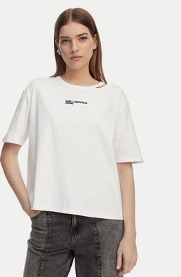 Karl Lagerfeld Jeans - Bluzka damska w stylu młodzieżowym wiosenna ze sklepu: MODIVO w kategorii: Bluzki damskie - zdjęcie WP-EBWP-BKLVO-LN0_0000305917706