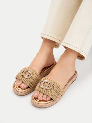 Espadryle damskie na lato Guess ze sklepu: MODIVO w kategorii: Espadryle damskie - zdjęcie WP-EBWP-BKLVO-LN0_0000305931146