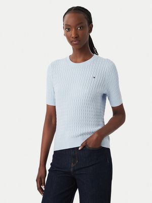 Sweter damski zimowy Tommy Hilfiger ze sklepu: MODIVO w kategorii: Swetry damskie - zdjęcie WP-EBWP-BKLVO-LN0_0000305942494