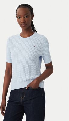 Bluzka damska casualowa Tommy Hilfiger ze sklepu: MODIVO w kategorii: Bluzki damskie - zdjęcie WP-EBWP-BKLVO-LN0_0000305942494