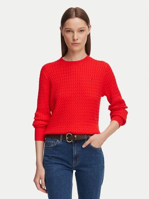 Sweter damski Tommy Hilfiger ze sklepu: MODIVO w kategorii: Swetry damskie - zdjęcie WP-EBWP-BKLVO-LN0_0000305943187