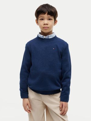 Sweter chłopięcy casual Tommy Hilfiger ze sklepu: MODIVO w kategorii: Swetry chłopięce - zdjęcie WP-EBWP-BKLVO-LN0_0000305947444