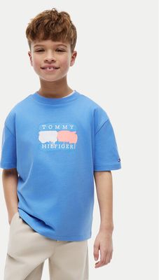 T-shirt chłopięce w stylu klasycznym Tommy Hilfiger ze sklepu: MODIVO w kategorii: T-shirty chłopięce - zdjęcie WP-EBWP-BKLVO-LN0_0000305947567