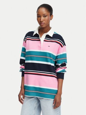 Bluzka damska na lato Tommy Jeans ze sklepu: MODIVO w kategorii: Bluzki damskie - zdjęcie WP-EBWP-BKLVO-LN0_0000305948403