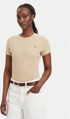Tommy Jeans - Bluzka damska na lato ze sklepu: MODIVO w kategorii: Bluzki damskie - zdjęcie WP-EBWP-BKLVO-LN0_0000305948588