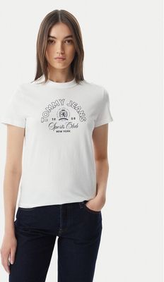 Bluzka damska Tommy Jeans ze sklepu: MODIVO w kategorii: Bluzki damskie - zdjęcie WP-EBWP-BKLVO-LN0_0000305948816