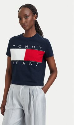 Tommy Jeans - Bluzka damska ze sklepu: MODIVO w kategorii: Bluzki damskie - zdjęcie WP-EBWP-BKLVO-LN0_0000305948823